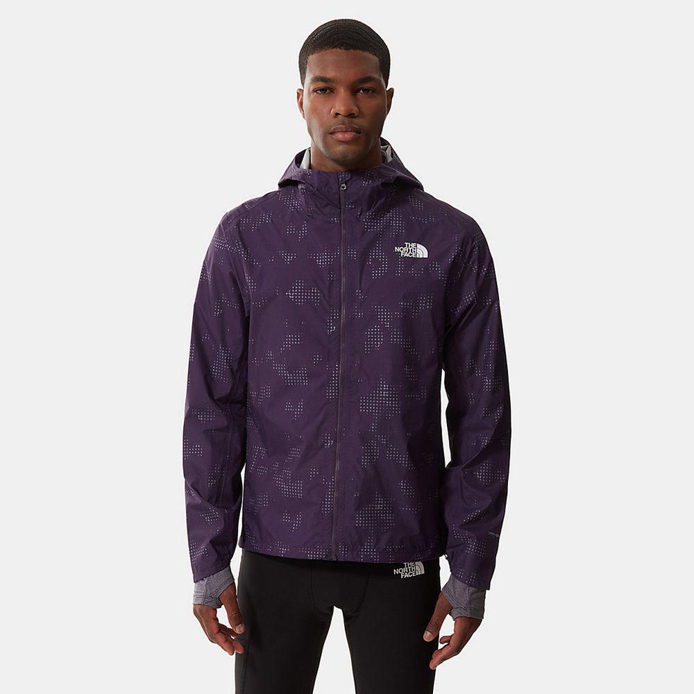 The North Face Printed First Dawn Ανδρικα Ελαφρύ Μπουφάν - Βαθυ Μωβ (UQMW20741)